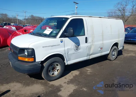 2012 Chevrolet Express 2500 Work Van from USA, damaged, VIN 1GCWGFCAXC1165954